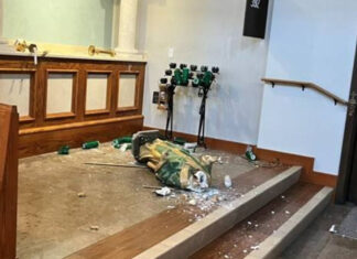 Satanic message found in vandalized Kansas church