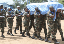 ‘We found Bibles and hymn books covered in blood’