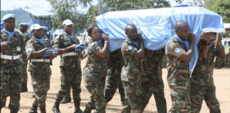 ‘We found Bibles and hymn books covered in blood’