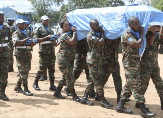 ‘We found Bibles and hymn books covered in blood’